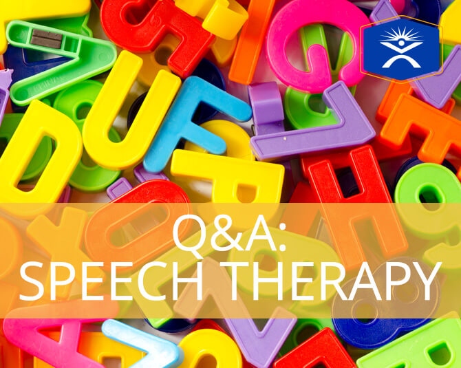 Q&A: Speech Therapy