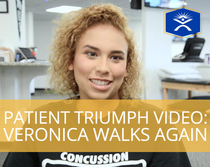 Patient Triumph: Veronica Learns To Walk Again