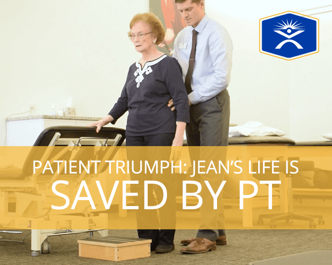Patient Triumph: Jean’s Life is Saved by PT