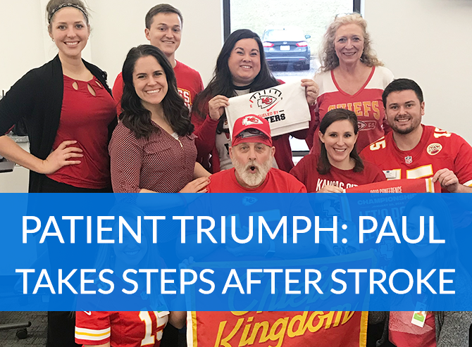 Patient Triumph: Paul takes Steps after Stroke