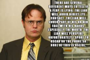 Dwight Talking To Oscar