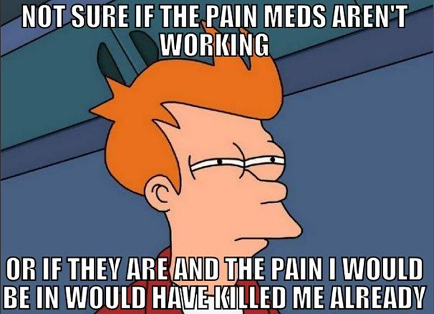 Not Sure If Pain Meds Working