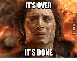 The feeling when you finally finish a big project.