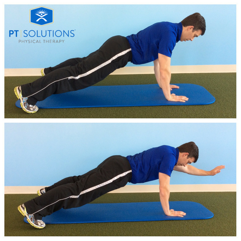 Fitness Friday – Incline Plank with Arm Lift